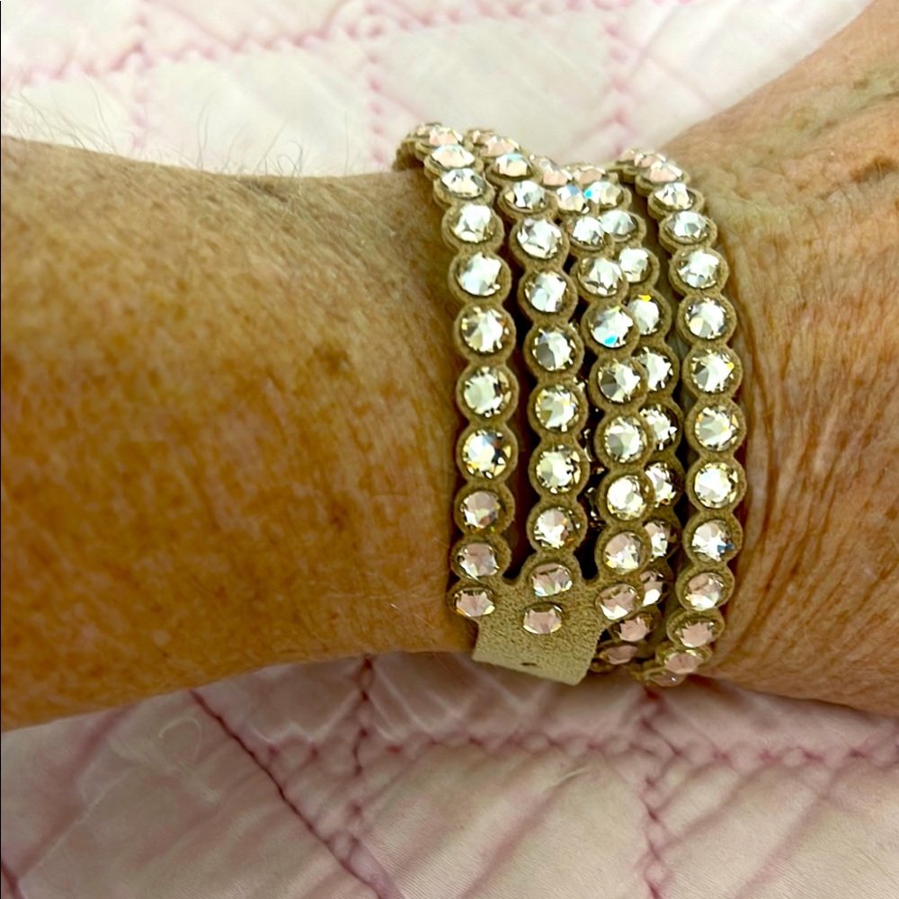 Elegant Crystal Wrap Bracelet